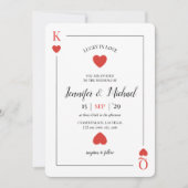 Lucky in Love Spelen Kaart Las Vegas Wedding (Voorkant)