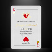 Lucky in Love Spelen Kaart Las Vegas Wedding Gold