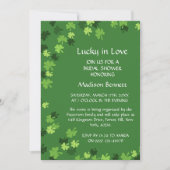 Lucky In Love St. Patrick's Day BABYShower KAART (Voorkant)