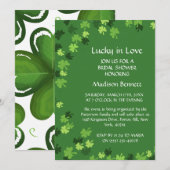 Lucky In Love St. Patrick's Day BABYShower KAART (Voorkant / Achterkant)