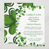 Lucky In Love St. Patrick's Day BABYShower KAART (Voorkant / Achterkant)