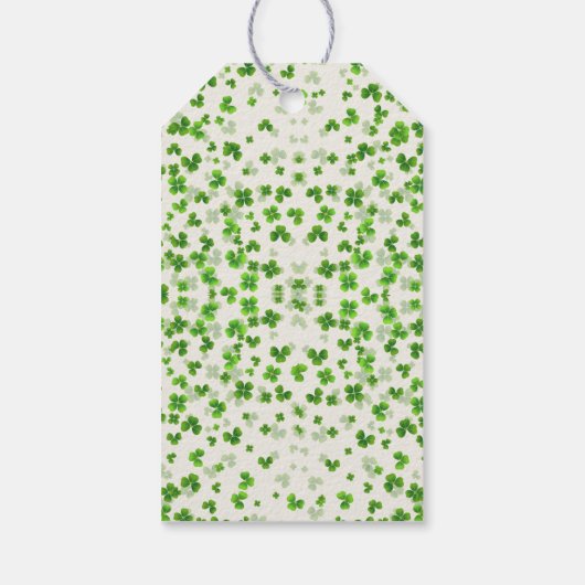 Lucky In Love St. Patrick's Day Bruidsbruiloft Cadeaulabel (Achterkant)