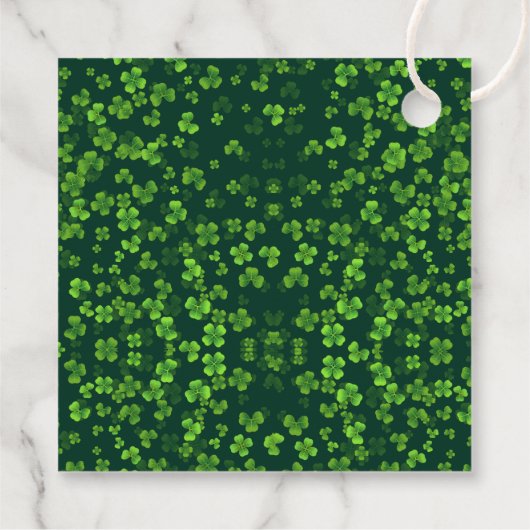 Lucky In Love St. Patrick's Day Bruidsfeest Bedankjes Labels (Achterkant)