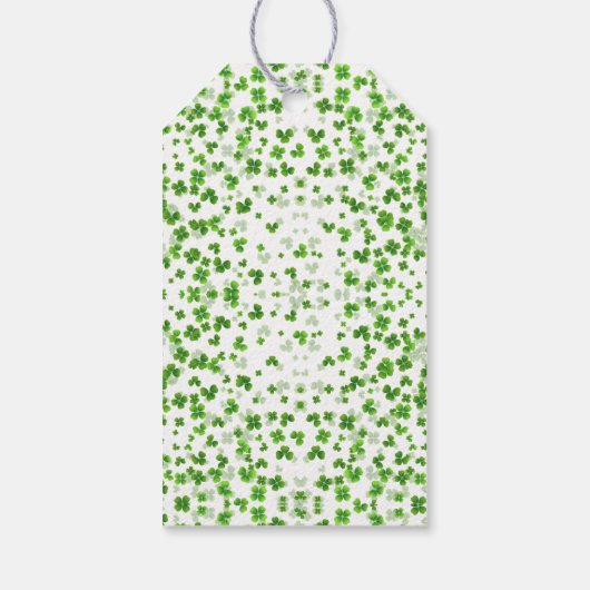 Lucky In Love St. Patrick's Day Bruidsfeest Cadeaulabel (Achterkant)