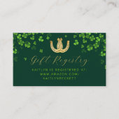 Lucky In Love St. Patrick's Day Bruidsfeest Informatiekaartje (Voorkant)