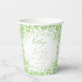 Lucky In Love St. Patrick's Day Bruidsfeest Papieren Bekers (Voorkant)