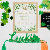 Lucky In Love St. Patrick's Day Bruidsfeest Poster