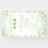 Lucky In Love St. Patrick's Day Bruidsfeest Spandoek (Horizontaal)