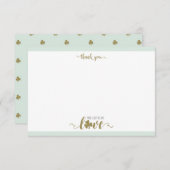 Lucky in Love St. Patrick's Day Vrijgezellenfeest Bedankkaart (Voorkant / Achterkant)