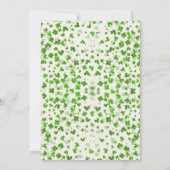 Lucky In Love St. Patrick's Day Vrijgezellenfeest Bedankkaart (Achterkant)