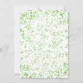 Lucky In Love St. Patrick's Day Vrijgezellenfeest Bedankkaart (Achterkant)