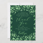 Lucky In Love St. Patrick's Day Vrijgezellenfeest Bedankkaart (Voorkant)