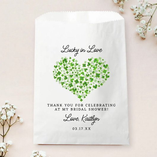 Lucky In Love St. Patrick's Day Vrijgezellenfeest Bedankzakje