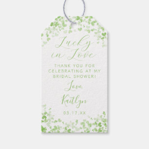 Lucky In Love St. Patrick's Day Vrijgezellenfeest Cadeaulabel