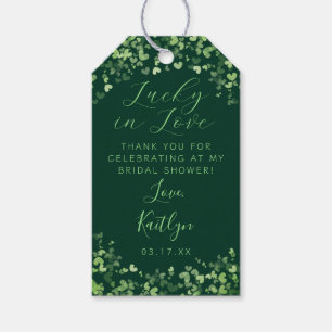 Lucky In Love St. Patrick's Day Vrijgezellenfeest Cadeaulabel