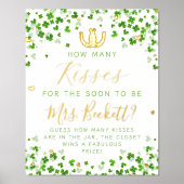 Lucky In Love St. Patrick's Day Vrijgezellenfeest  Folie Afdrukken (Voorkant)