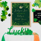 Lucky in Love St. Patrick's Day Vrijgezellenfeest Folie Afdrukken