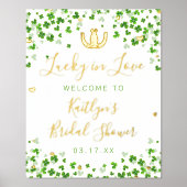 Lucky in Love St. Patrick's Day Vrijgezellenfeest Folie Afdrukken (Voorkant)