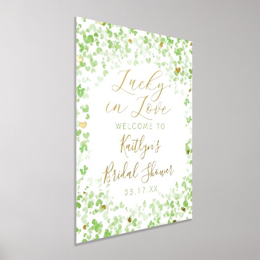 Lucky In Love St. Patrick's Day Vrijgezellenfeest Folie Afdrukken (Laagn)