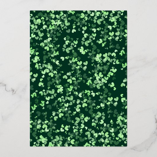 Lucky in Love St. Patrick's Day Vrijgezellenfeest  Folie Uitnodiging (Achterkant)