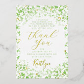 Lucky in Love St. Patrick's Day Vrijgezellenfeest  Folie Uitnodiging (Voorkant)