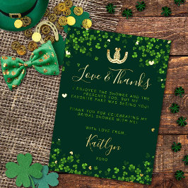 Lucky in Love St. Patrick's Day Vrijgezellenfeest  Folie Uitnodiging