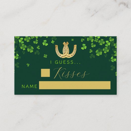 Lucky In Love St. Patrick's Day Vrijgezellenfeest  Informatiekaartje (Voorkant)