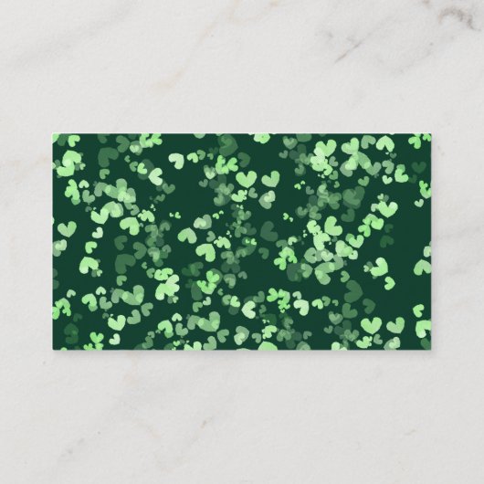 Lucky In Love St. Patrick's Day Vrijgezellenfeest  Informatiekaartje (Achterkant)