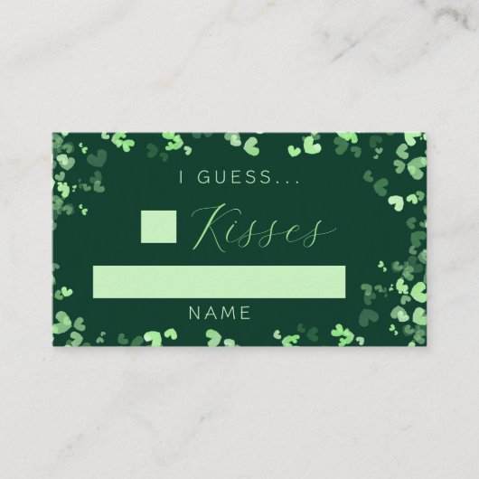 Lucky In Love St. Patrick's Day Vrijgezellenfeest Informatiekaartje (Voorkant)