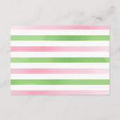 Lucky in Love St. Patrick's Day Vrijgezellenfeest  Informatiekaartje (Achterkant)