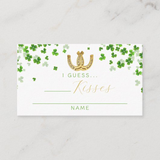 Lucky In Love St. Patrick's Day Vrijgezellenfeest  Informatiekaartje (Voorkant)