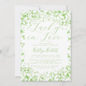 Lucky In Love St. Patrick's Day Vrijgezellenfeest Kaart (Voorkant)