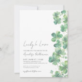 Lucky In Love St. Patrick's Day Vrijgezellenfeest Kaart (Voorkant)