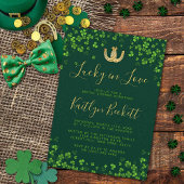 Lucky In Love St. Patrick's Day Vrijgezellenfeest Kaart