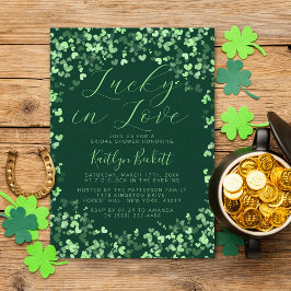 Lucky In Love St. Patrick's Day Vrijgezellenfeest Kaart