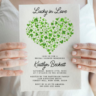 Lucky In Love St. Patrick's Day Vrijgezellenfeest Kaart