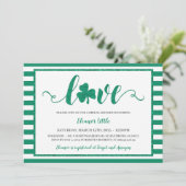 Lucky in Love St. Patrick's Day Vrijgezellenfeest Kaart (Staand voorkant)