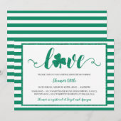 Lucky in Love St. Patrick's Day Vrijgezellenfeest Kaart (Voorkant / Achterkant)