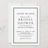 Lucky In Love St. Patrick's Day Vrijgezellenfeest Kaart (Voorkant)