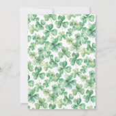 Lucky In Love St. Patrick's Day Vrijgezellenfeest Kaart (Achterkant)