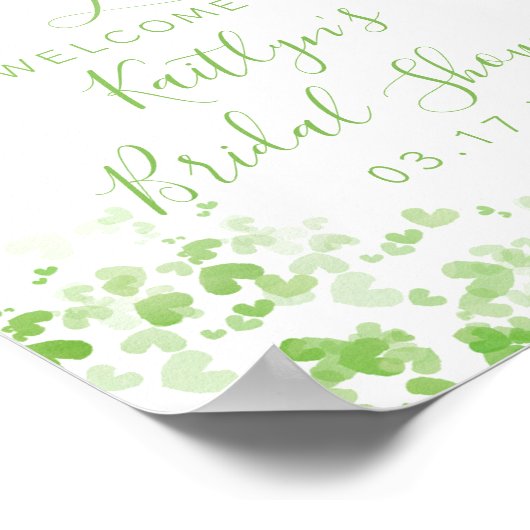 Lucky In Love St. Patrick's Day Vrijgezellenfeest Poster (Hoek)