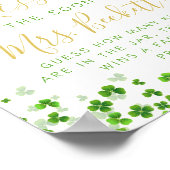 Lucky In Love St. Patrick's Day Vrijgezellenfeest Poster (Hoek)