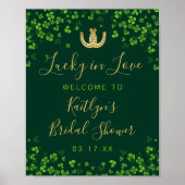 Lucky In Love St. Patrick's Day Vrijgezellenfeest Poster (Voorkant)