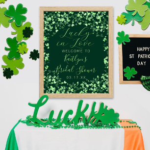 Lucky In Love St. Patrick's Day Vrijgezellenfeest Poster