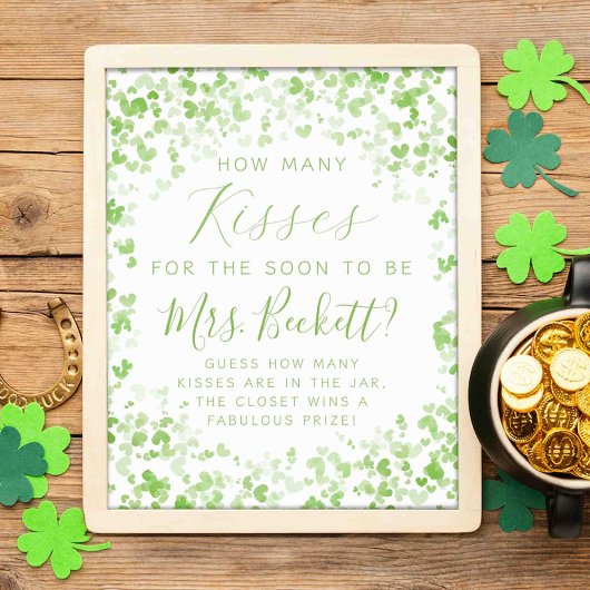 Lucky In Love St. Patrick's Day Vrijgezellenfeest Poster
