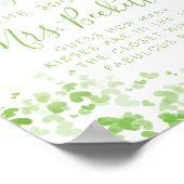 Lucky In Love St. Patrick's Day Vrijgezellenfeest Poster (Hoek)