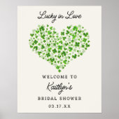 Lucky In Love St. Patrick's Day Vrijgezellenfeest Poster (Voorkant)