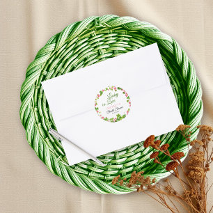 Lucky in Love St. Patrick's Day Vrijgezellenfeest Ronde Sticker