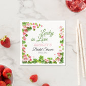 Lucky in Love St. Patrick's Day Vrijgezellenfeest Servet (Insitu)