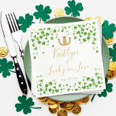 Lucky In Love St. Patrick's Day Vrijgezellenfeest Servet